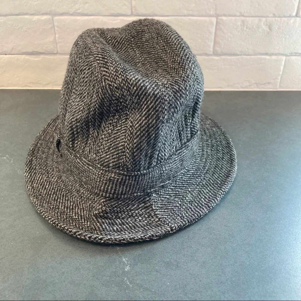 Vintage Pendleton sz Large wool fedora herringbone pattern